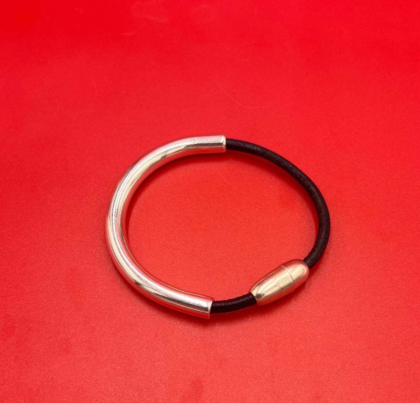 RS0196>>MADE in EUROPE brass tube slider, round cord slider tube, 3mm round cord slider Qty1