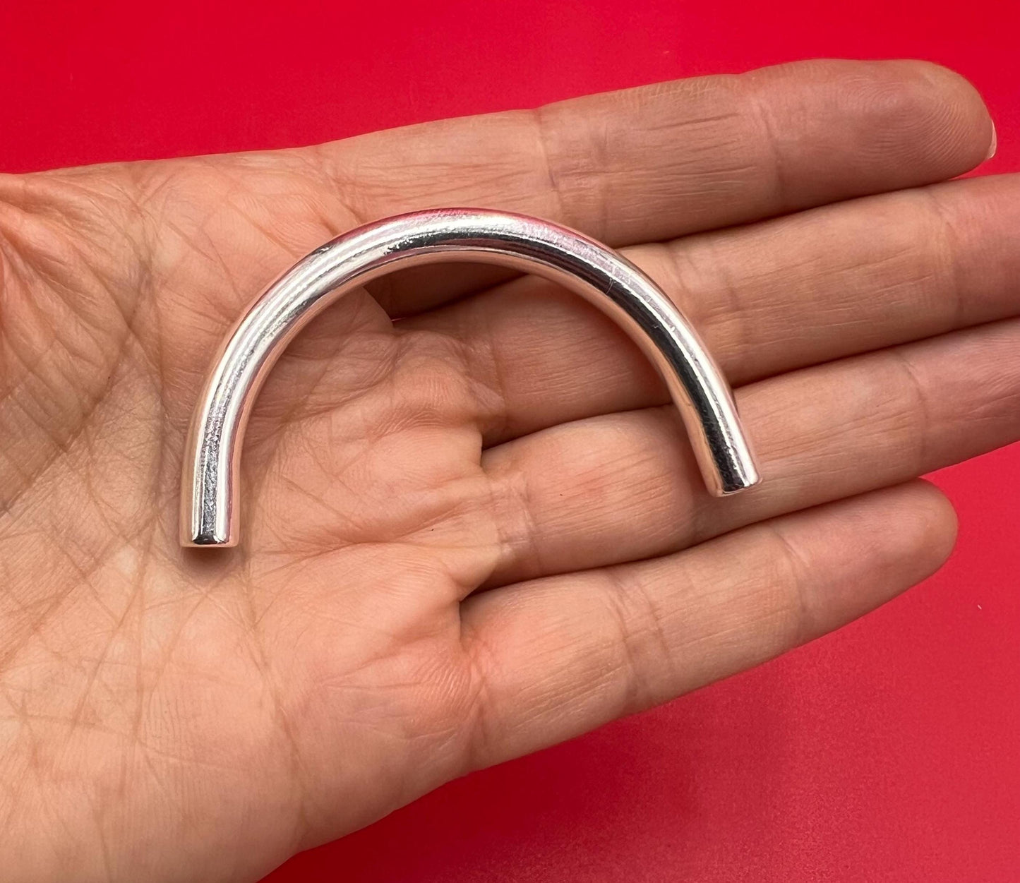 RS0196>>MADE in EUROPE brass tube slider, round cord slider tube, 3mm round cord slider Qty1