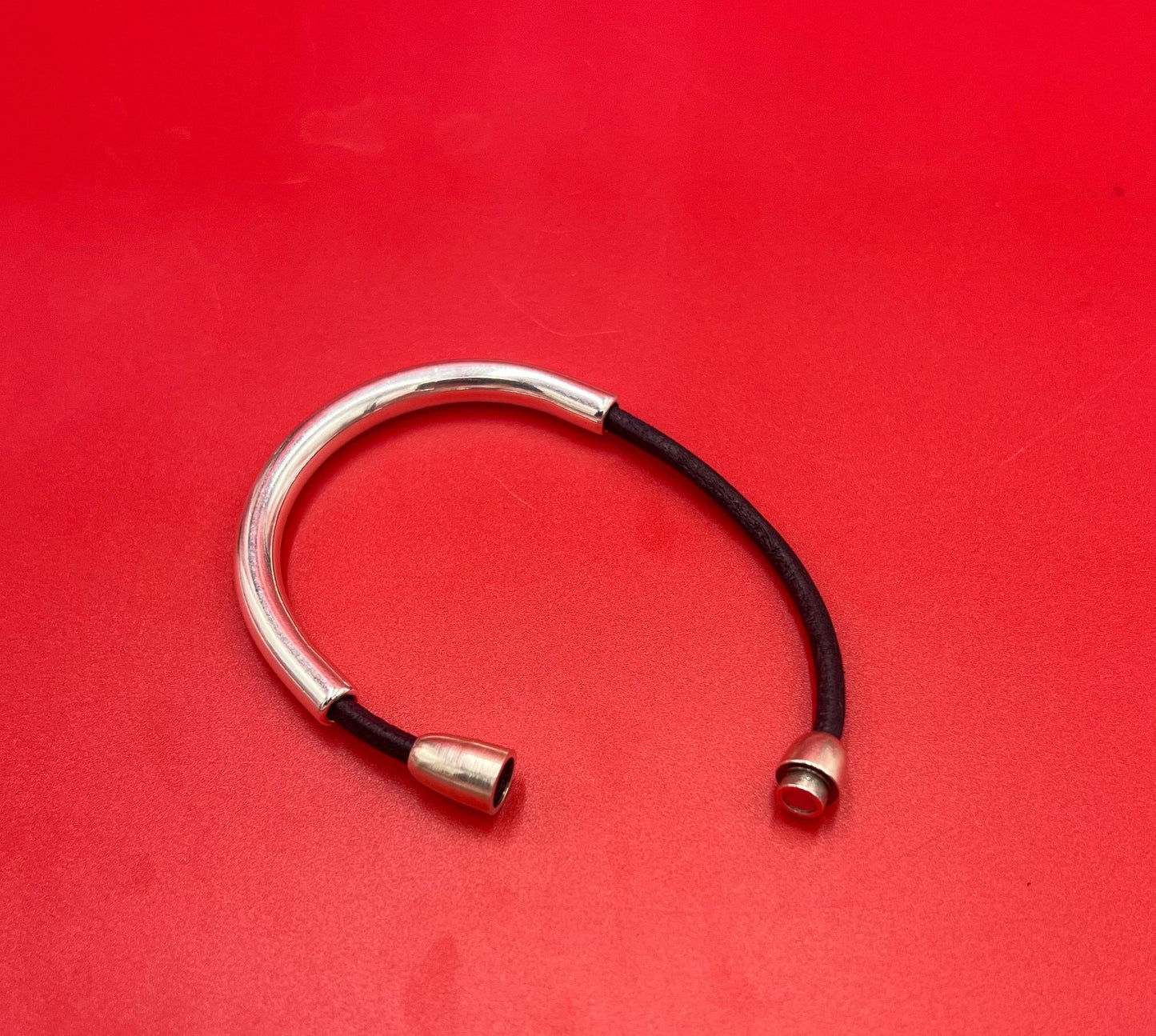 RS0196>>MADE in EUROPE brass tube slider, round cord slider tube, 3mm round cord slider Qty1