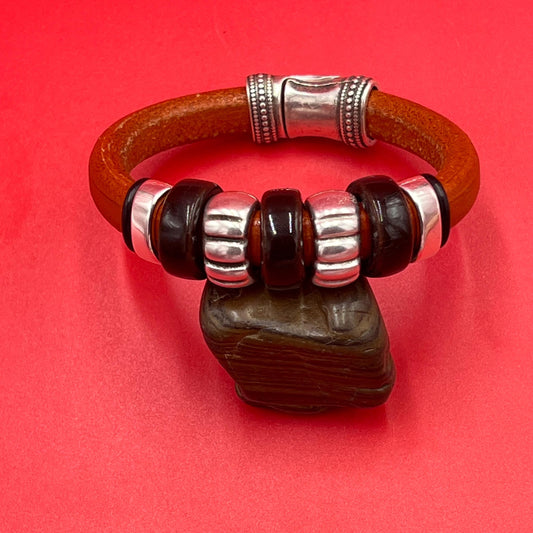 LS0113>>MADE IN EUROPE ceramic licorice cord sliders, licorice ceramic slider, 10x6mm ceramic sliders (qty 1)