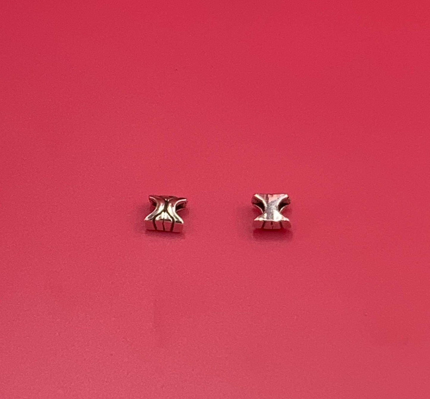 FS0661>>MADE in EUROPE 2 Zamak sliders for 6mm cord, 6mm flat cord slider, zamak 6mm sliders qty2