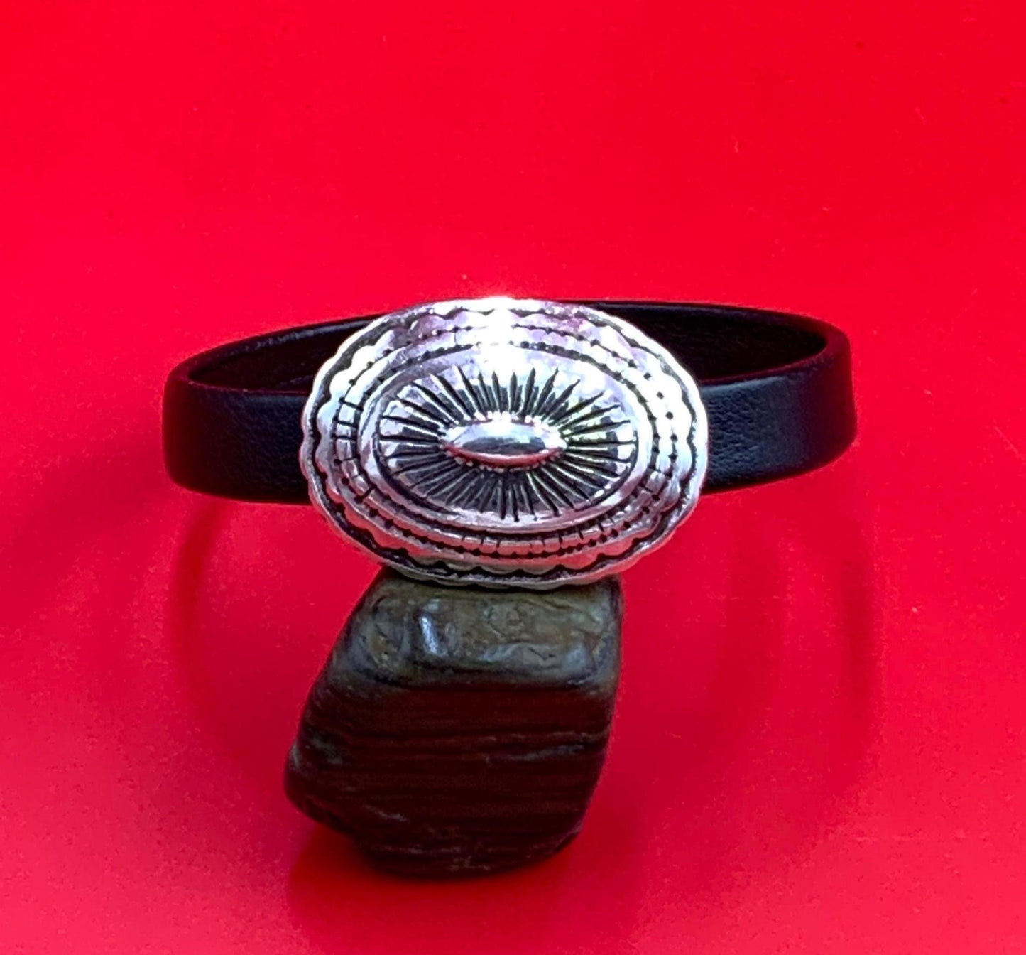 FC0034>> MADE in EUROPE Zamak clasp, 10mm silver clasp, flat cord clasp, silver oval clasp