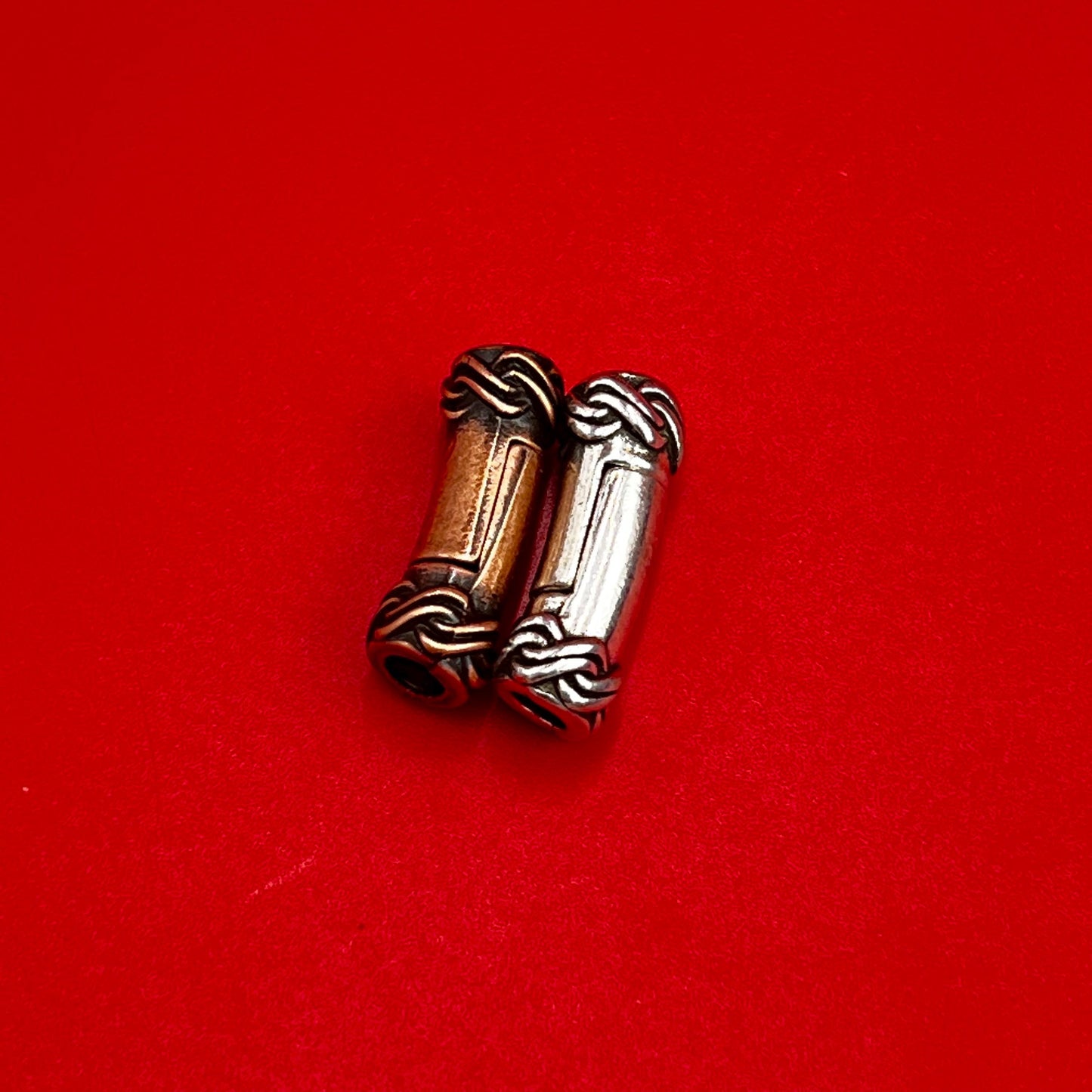 RC0036>>MADE IN EUROPE 4mm cord magnetic clasp, 4mm round leather cord clasp, round cord zamak clasp Qty1