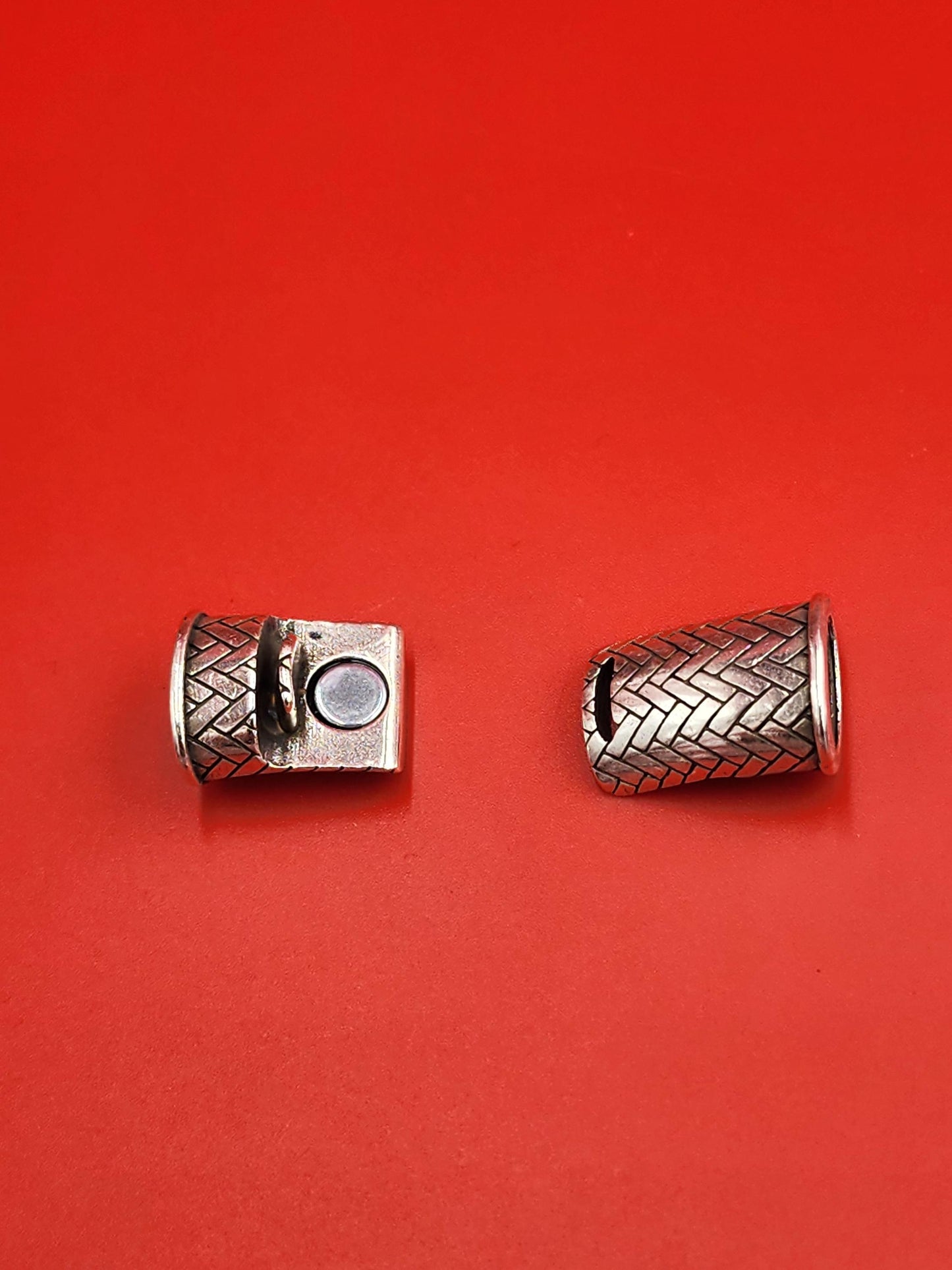 LC0043>> licorice cord clasp, 10x6mm clasp, zamak clasp for licorice cord