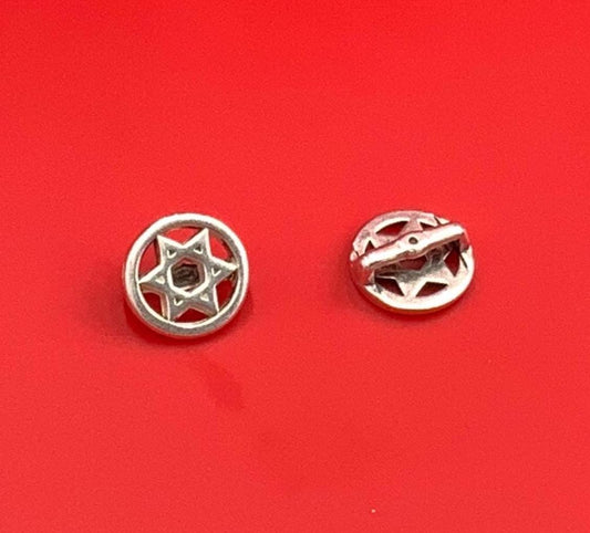 FS0664>>MADE in EUROPE zamak star of David sliders, 10mm flat cord star slider, 10mm leather cord slider, Qty2