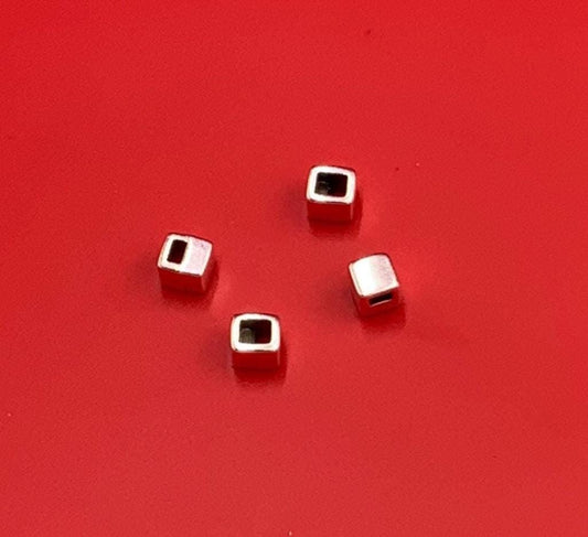 FS0668>>MADE in EUROPE 3mm flat cord loop maker cord end caps Qty4