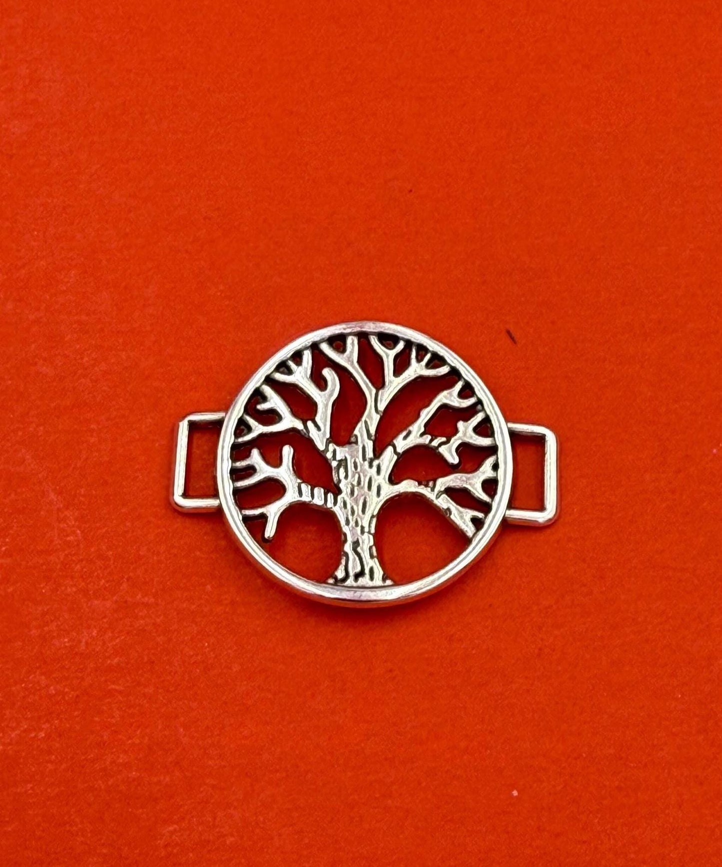 C0217>>MADE in EUROPE zamak connector, life tree connector, tree of life connector Qty1