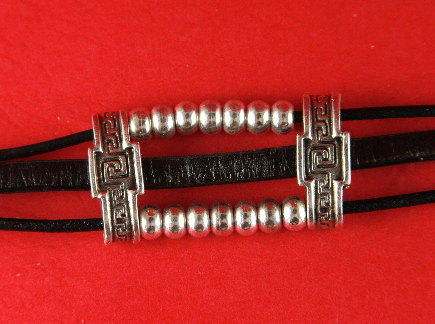 12/2 MADE in EUROPE 4pcs of 2 strands separator, engraved strand separator, 2mm cord strand separator Qty4