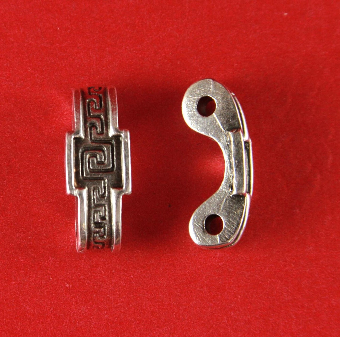 12/2 MADE in EUROPE 4pcs of 2 strands separator, engraved strand separator, 2mm cord strand separator Qty4