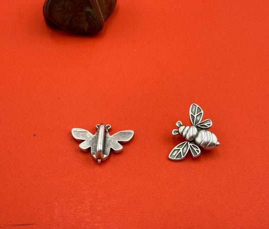 FS0683>>MADE in EUROPE 2 zamak bee sliders, sliders for 10mm flat cord, 10mm flat cord bee sliders Qty2