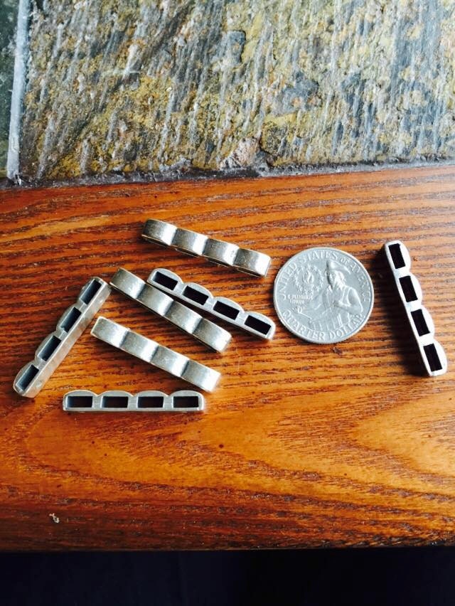 12/2 MADE in EUROPE 2 strands separators, bracelet component, bracelet finding, 4 strands separator(B1633AS) QTY.2