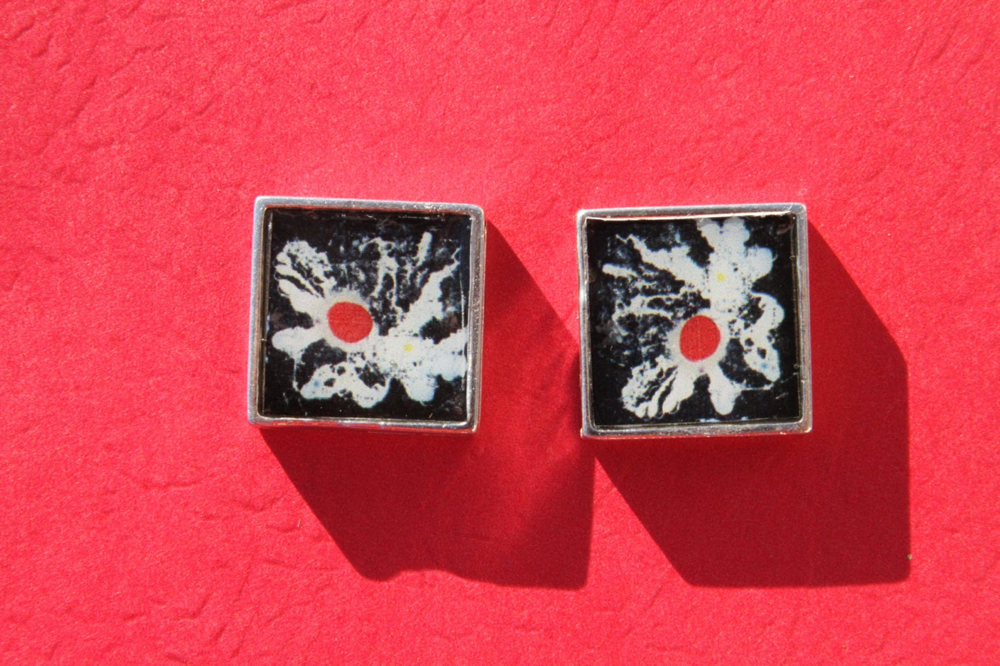 FS0103>>MADE IN EUROPE, flat cord slider, large slider, enamel slider, square slider, metal flat slider  (Mc5962)