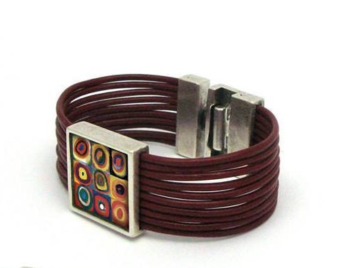FS0006>>MADE IN EUROPE, flat cord slider, large slider, enamel slider, square slider, metal flat slider  (Mc5962-1)