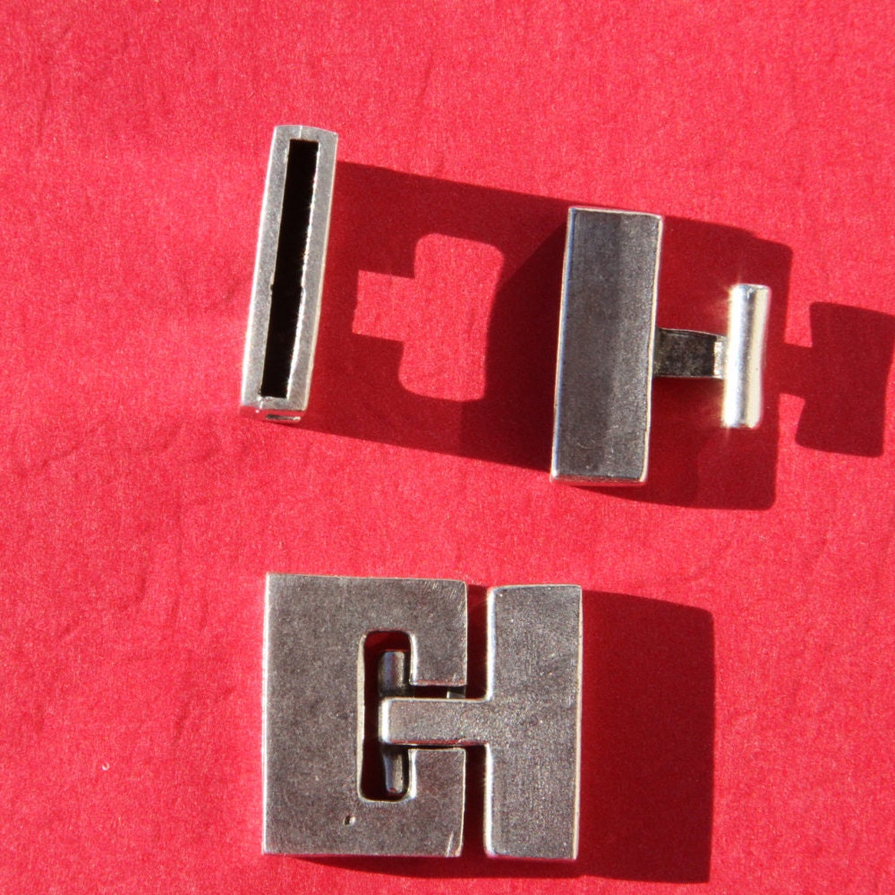 FC0214>>MADE IN EUROPE metal clasp, flat clasp, hook clasp, bracelet clasp, multistrand bracelet clasp, large clasp (X5961)