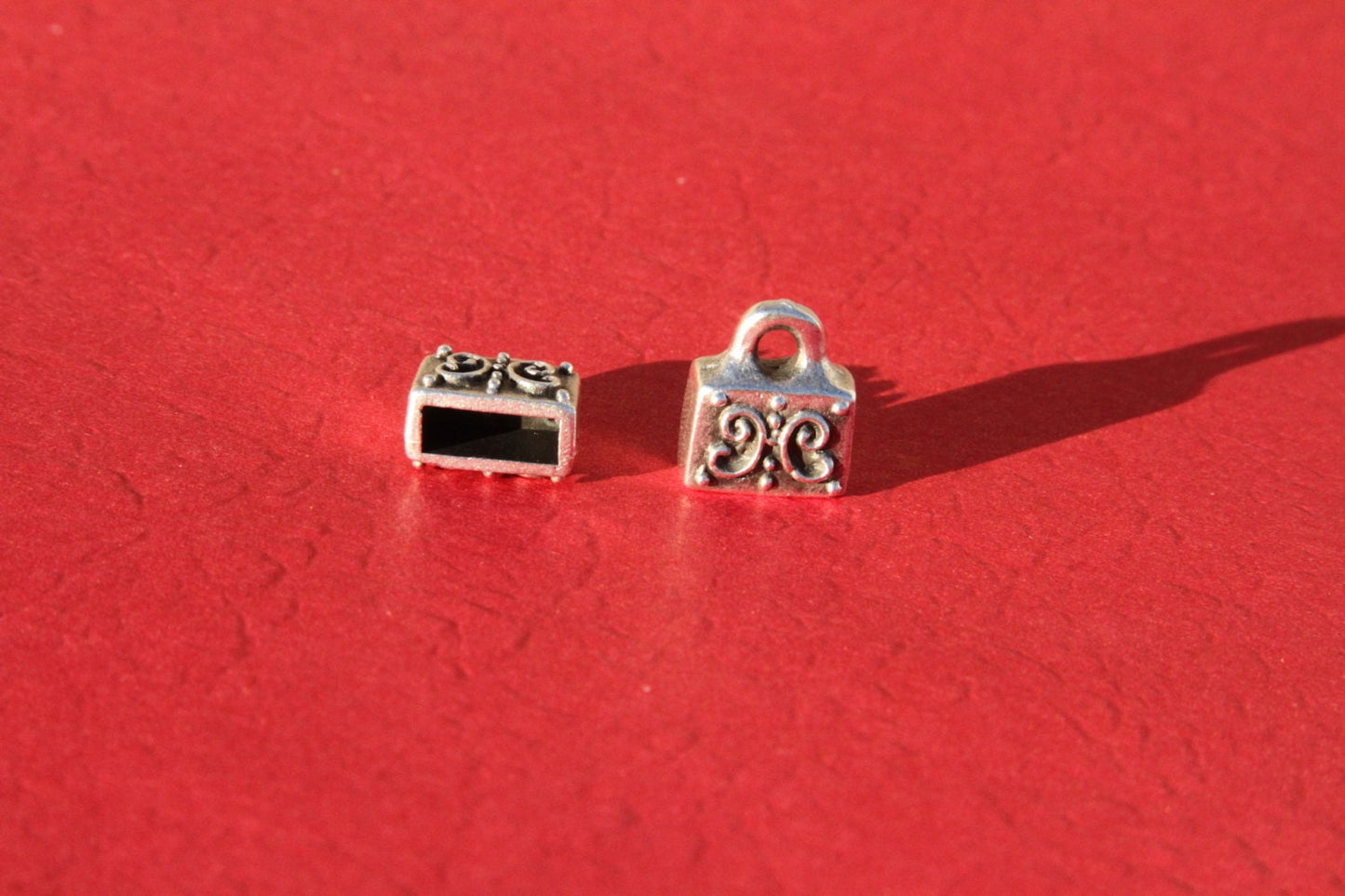 6/2 MADE IN EUROPE 2 metal cord ends, flat cord ends, 9mm cord end, 9mm end caps(X6001AS)