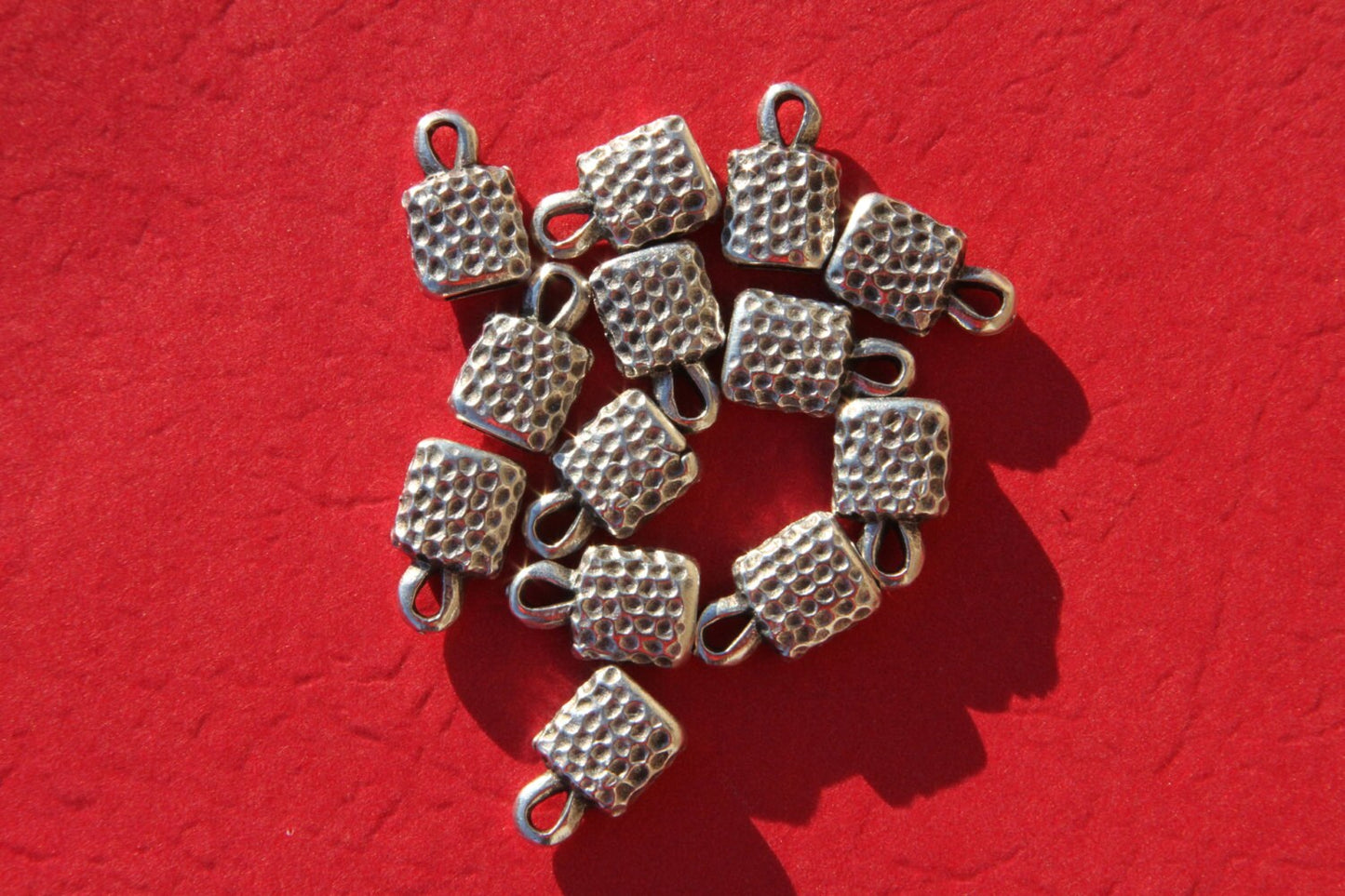 6/3 MADE IN EUROPE 4 cord ends, leather cord ends, leather cord end caps, flat leather cord clasp, 5mm flat cord ends, (X5850as)Qty4