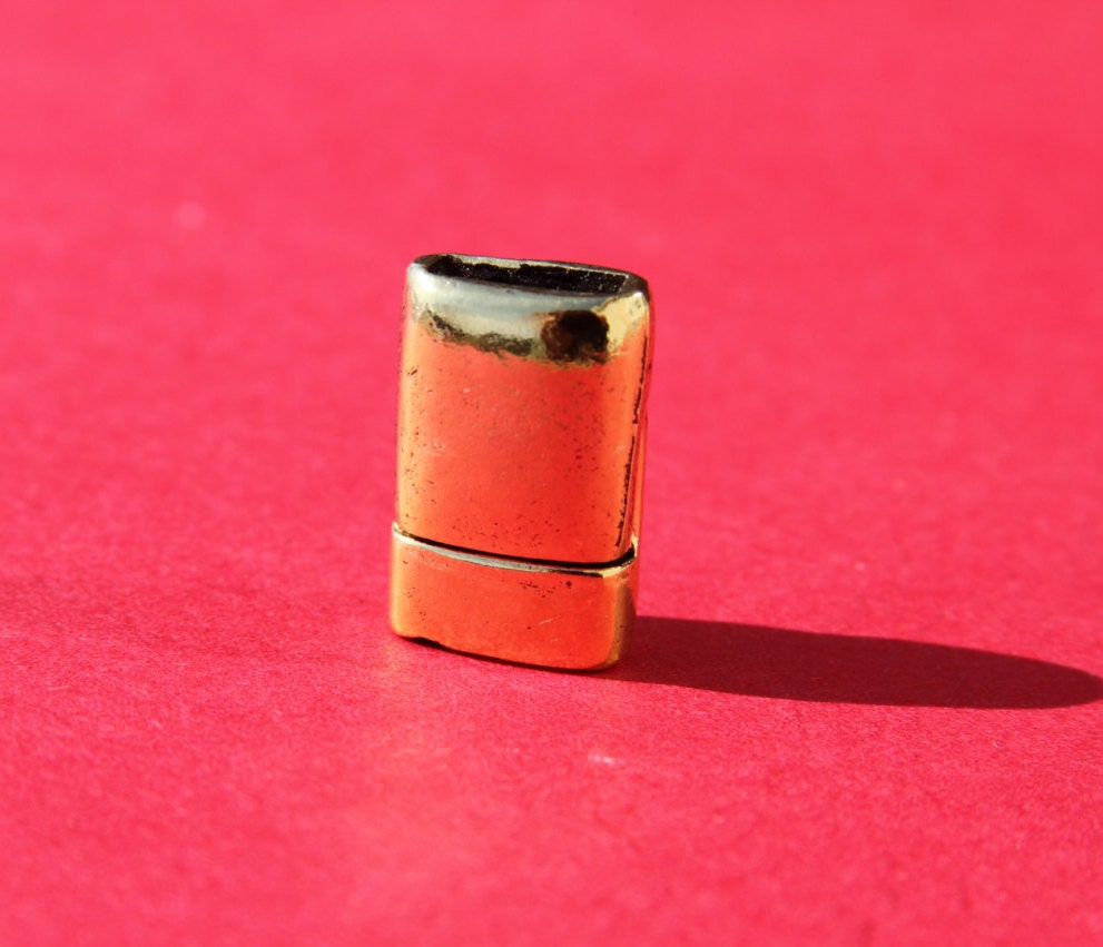 FC0212>>MADE IN EUROPE magnetic clasp, flat leather cord clasp, 10mm cord clasp, 10mm cord magnetic clasp (Xm5982AG) Qty1