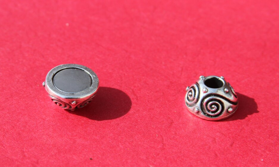 RC0088>>MADE IN EUROPE 5mm cord magnetic clasp, round cord clasp, ball magnetic clasp (XM6078AS)
