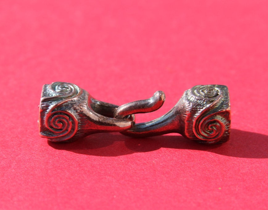 RC0115>>MADE IN EUROPE hook clasp, mykonos casting hook clasp for 6mm cord (X5848AB)