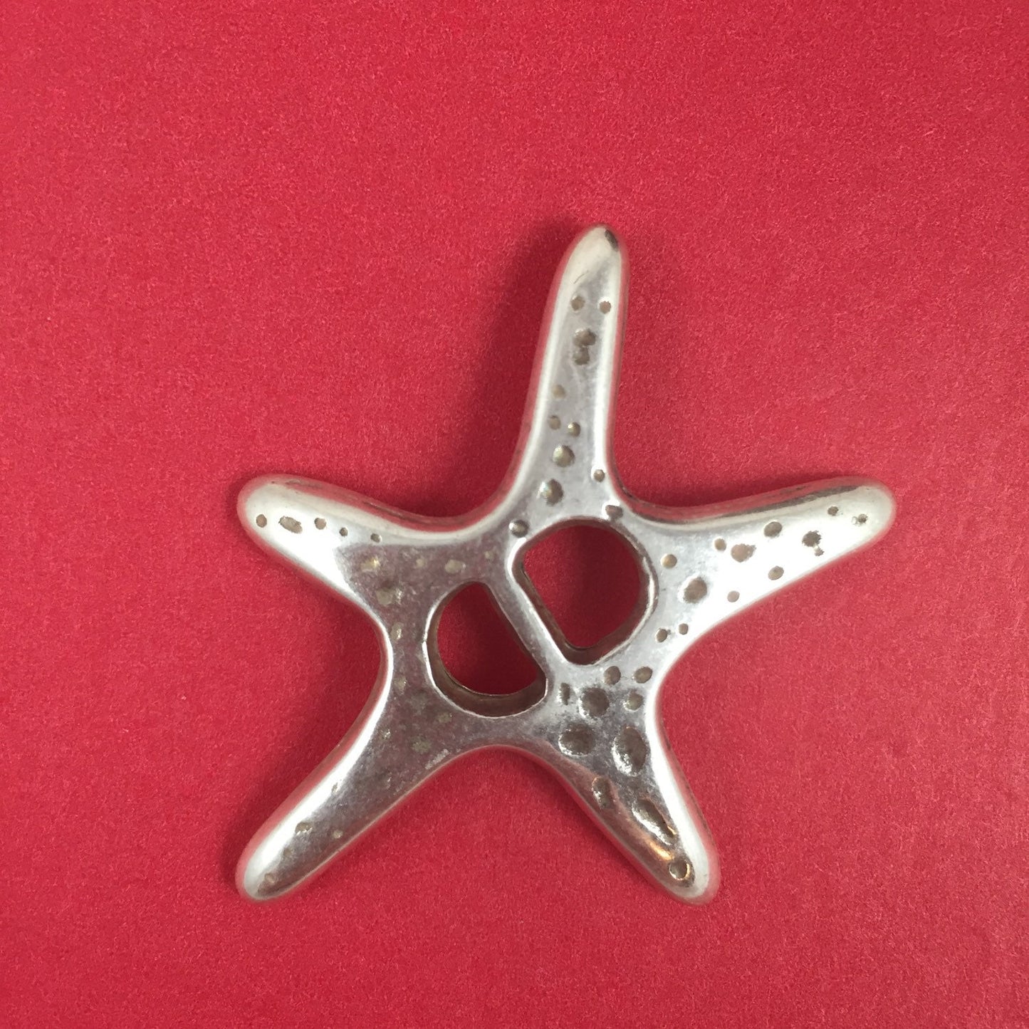 FS0020>> MADE IN EUROPE 2 starfish zamak sliders, zamak starfish slider, starfish connector, Qty2