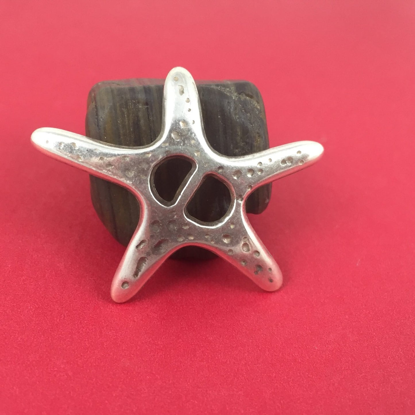FS0020>> MADE IN EUROPE 2 starfish zamak sliders, zamak starfish slider, starfish connector, Qty2
