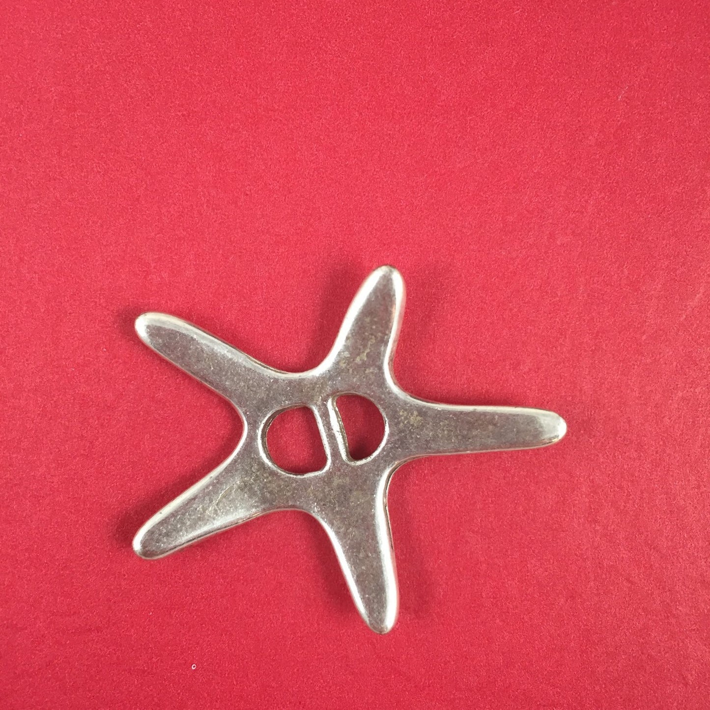 FS0020>> MADE IN EUROPE 2 starfish zamak sliders, zamak starfish slider, starfish connector, Qty2