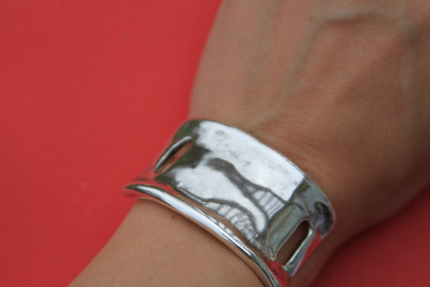 B0085>> MADE in EUROPE half bracelet, zamak half bracelet, silver half bracelet, bracelet connector (ABLZ35)Qty1