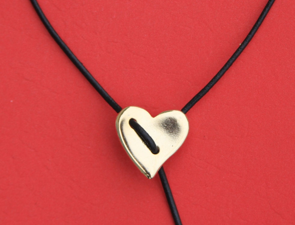 0061>>MADE in EUROPE zamak heart clasp-pendant, gold heart clasp-pendant for necklace (ABLZ20G)qty1