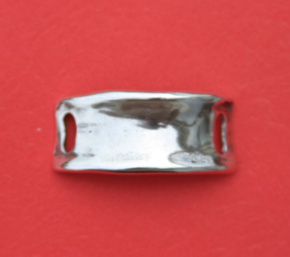 B0103>>MADE in EUROPE zamak half bracelet, zamak bar for bracelet, zamak connector (ABLZ291S) Qty1