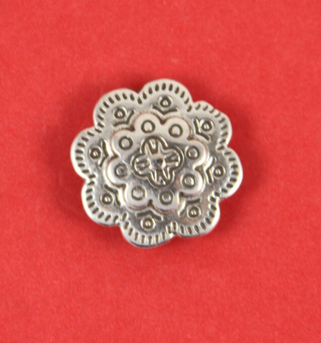 FS0091>>MADE in EUROPE  zamak flower slider, flat cord zamak flower slider, 13mm cord zamak slider (ABLZ32) qty1
