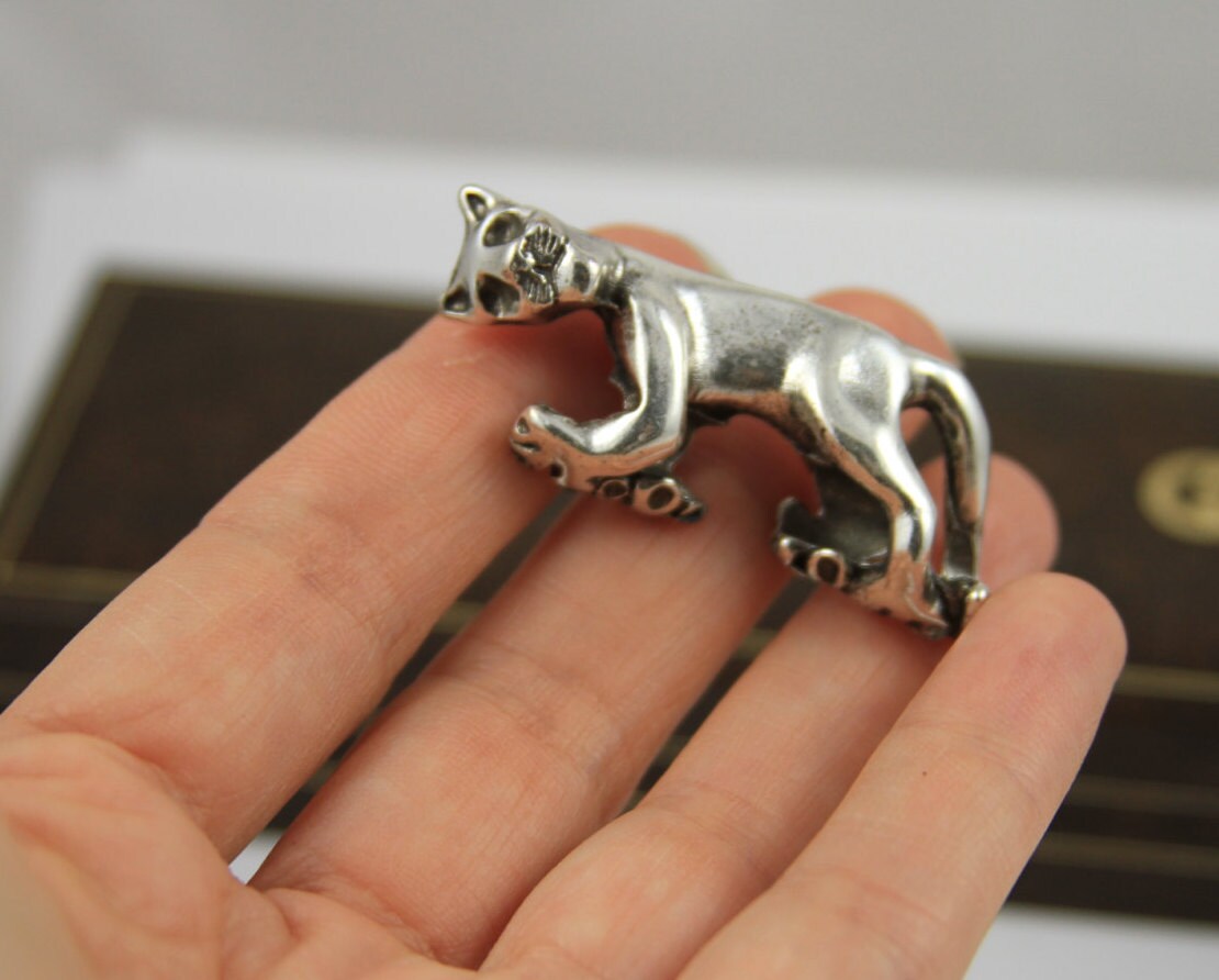 13/6 MADE IN EUROPE zamak lion slider, necklace slider, bracelet slider, metal lion slider, (6910)Qty1