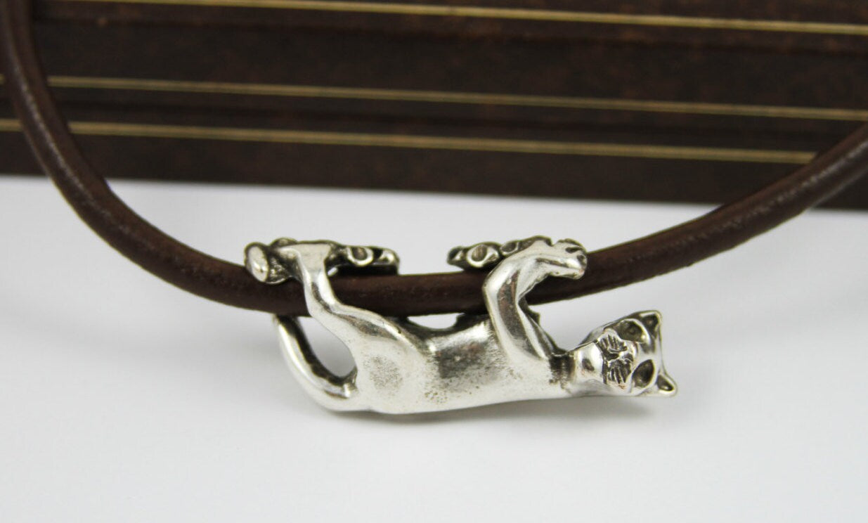 13/6 MADE IN EUROPE zamak lion slider, necklace slider, bracelet slider, metal lion slider, (6910)Qty1