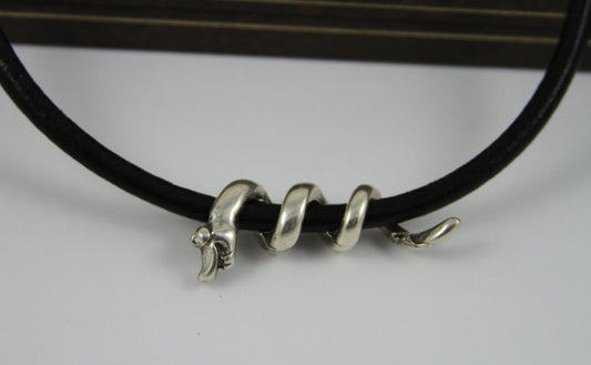 RS0093>>MADE IN EUROPE snake slider, zamak slider, bracelet snake slider, necklace slider, (76652/05)Qty1