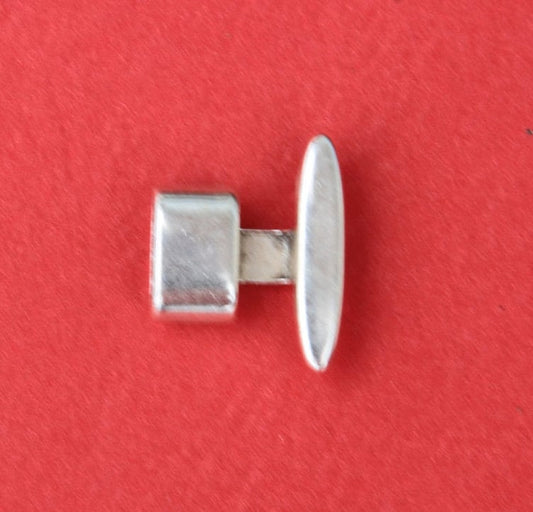 SALE!!! 4/10 MADE in EUROPE 2 zamak clasps,  T bar hook clasps, 5mm cord clasp, double strand cord clasp(6811)Qty2