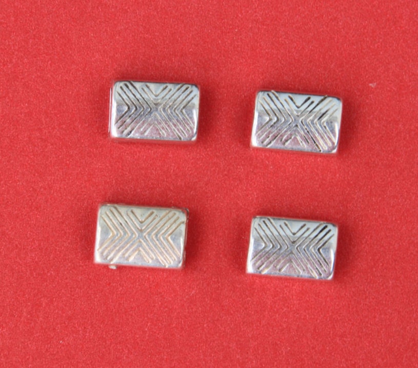 FS0252>>MADE IN EUROPE 2 zamak sliders for 5mm flat cord, flat leather cord slider, bracelet spacer, bracelet slider qty2